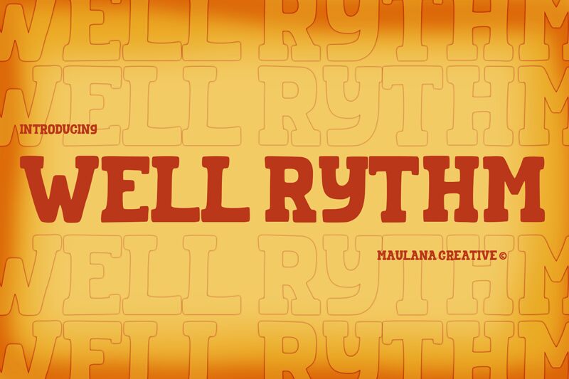 Wellrythm Czcionka