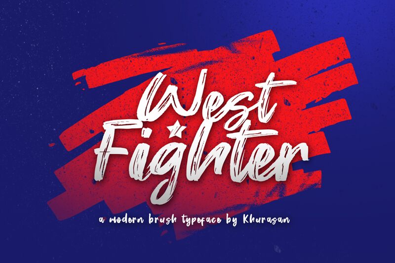 West Fighter Schriftart