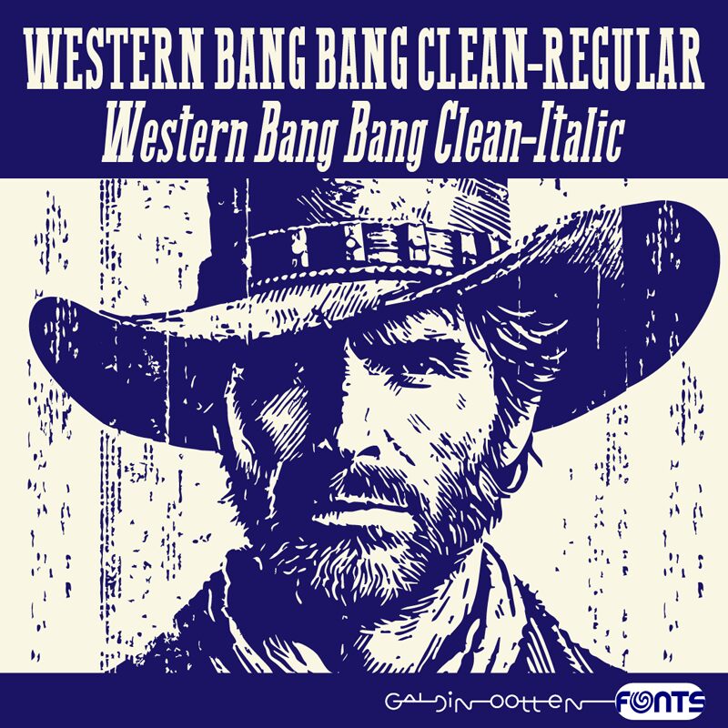 Western Bang Bang Schriftart