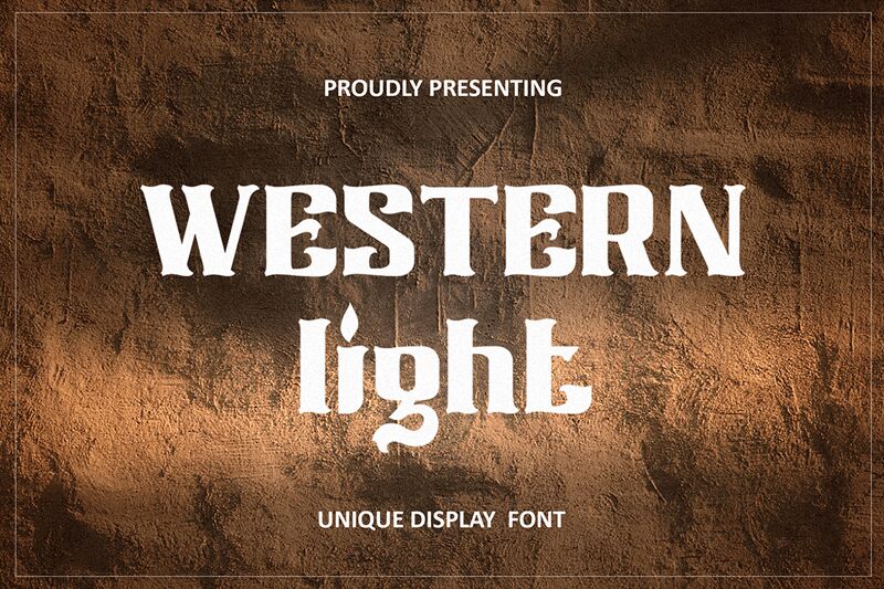 WESTERN LIGHT Carattere
