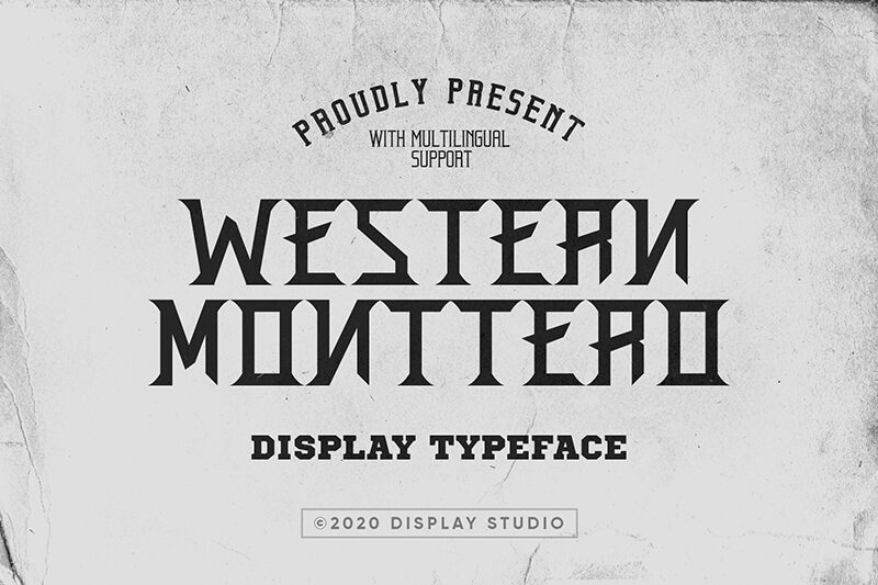 Western Monttero Carattere