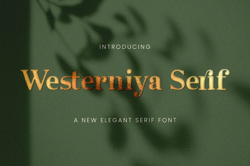 Westerniya Serif Carattere