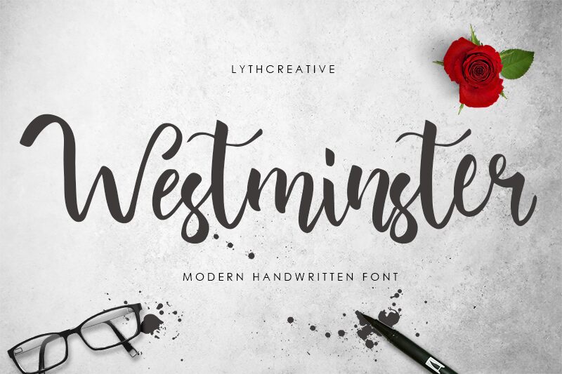 Westminster Schriftart