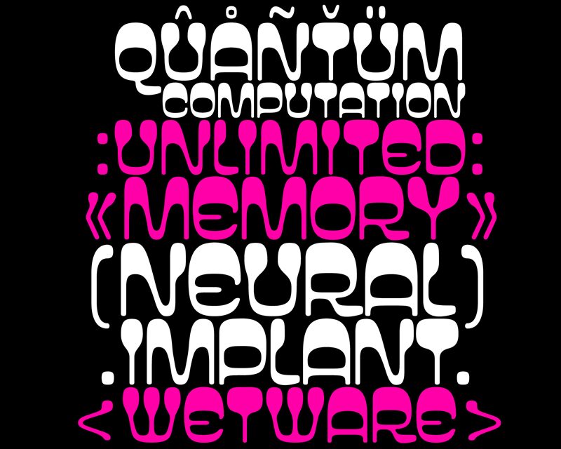 Wetware Schriftart