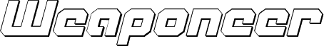 Weaponeer Shadow Italic