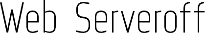 Web Serveroff