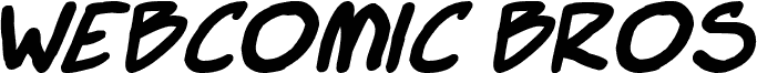 Webcomic Bros Italic