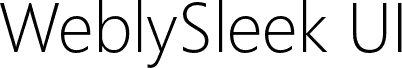 WeblySleek UI Light
