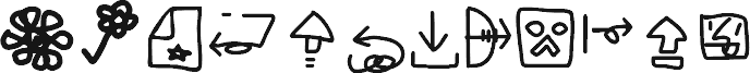 معاينة خط Weird Machintosh Symbols Regular