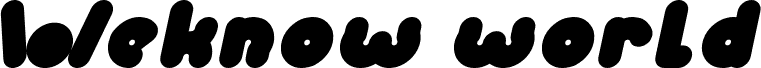 Weknow world Italic