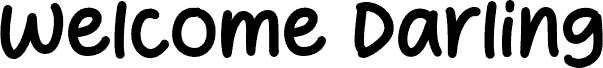 Welcome Darling шрифт