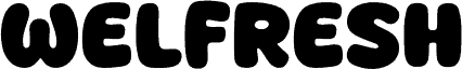 Welfresh шрифт