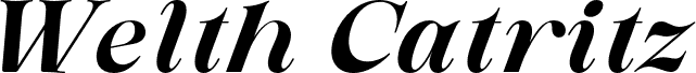 WelthCatritz-Italic
