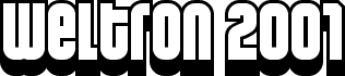 Preview of the Weltron 2001 font