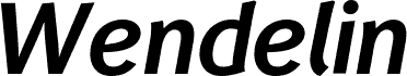 WendelinReduced-BoldItalic