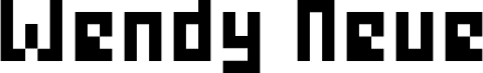 Preview of the Wendy Neue font