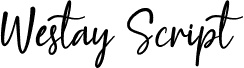 Предварительный просмотр шрифта Westay Script