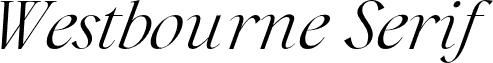 WestbourneSerifFree-Italic