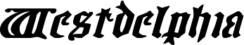 Westdelphia Extra-Expanded Italic