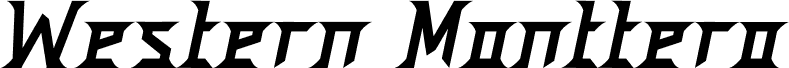 Western Monttero Italic