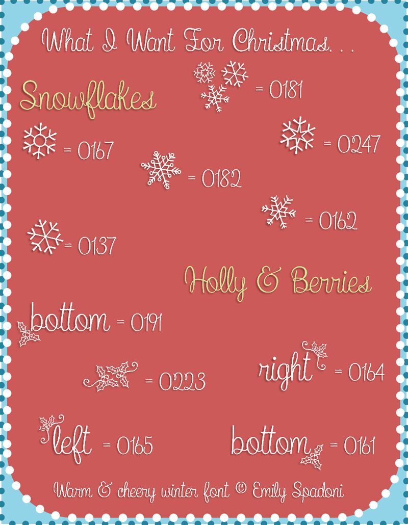 What I Want For Christmas Police