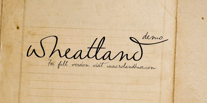 wheatland Schriftart