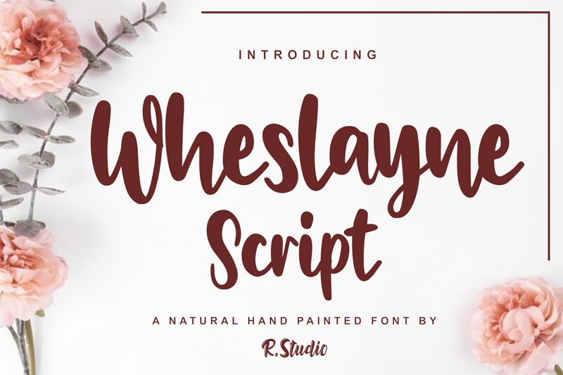 Wheslayne Script Schriftart