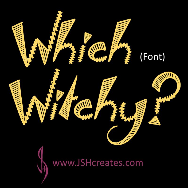 Which Witchy? Czcionka
