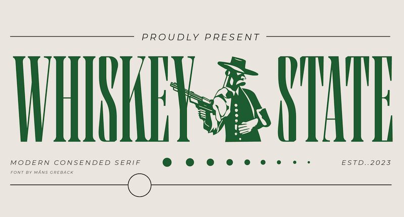Whiskey State Schriftart