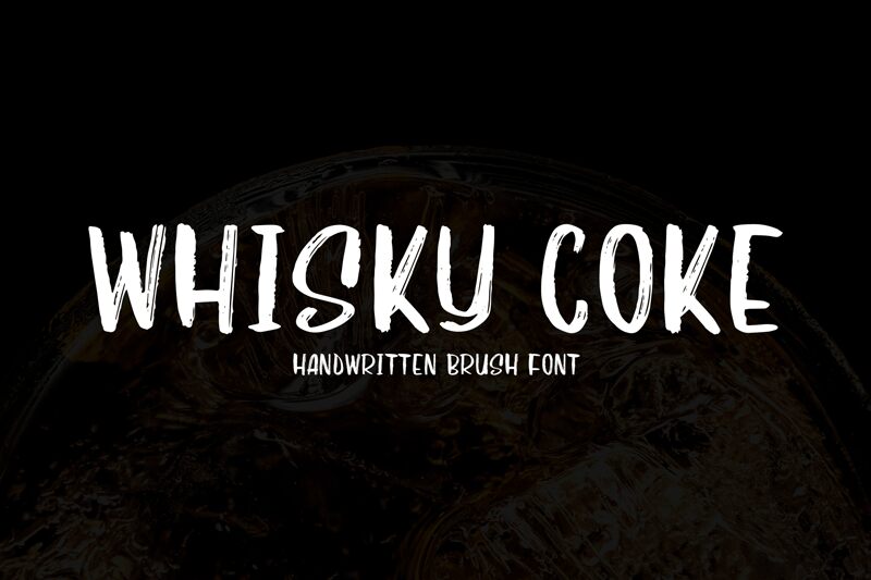 Whisky Coke Schriftart