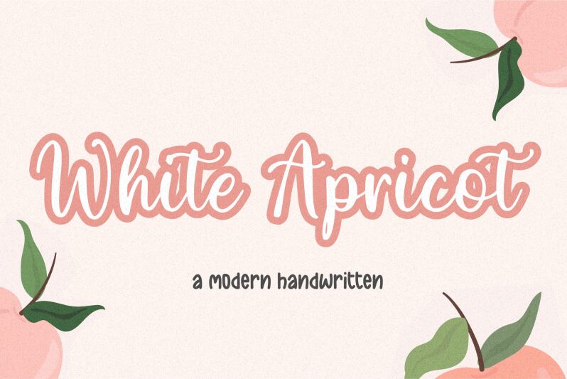 White Apricot الخط