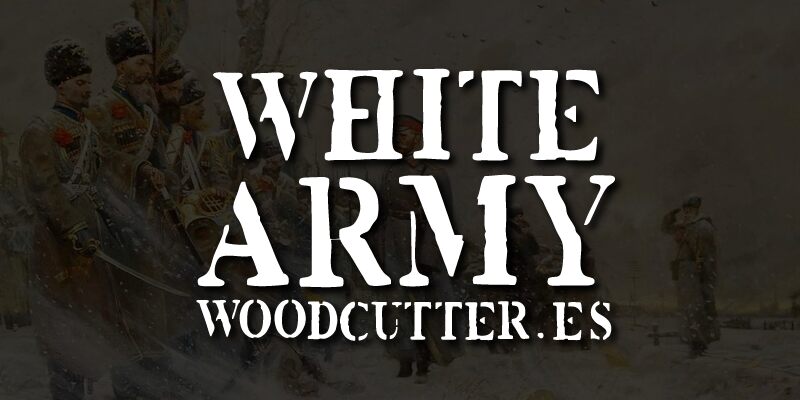 White Army Schriftart