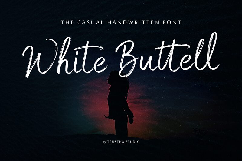 White Buttell Czcionka