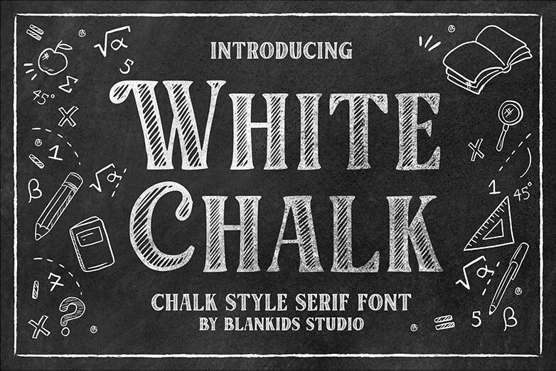 White Chalk Czcionka