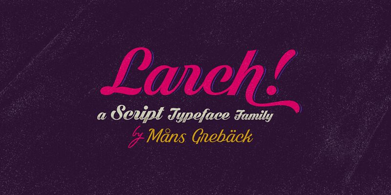 White Larch Schriftart