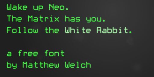 White Rabbit Czcionka