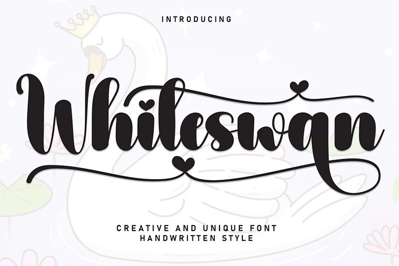 Whiteswan Schriftart