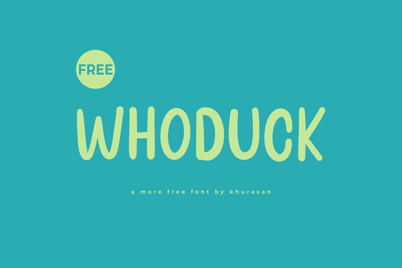 Whoduck Schriftart