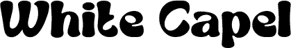 White Capel font