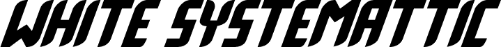 White Systemattic Duo Italic