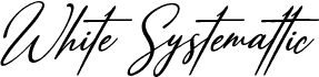 White Systemattic Italic