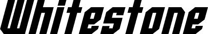 Whitestone Bold Italic