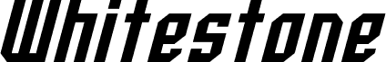 Whitestone Italic