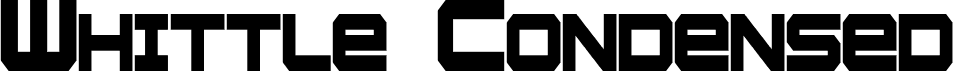 Whittle Condensed Bold
