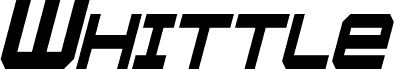 Whittle Condensed Italic