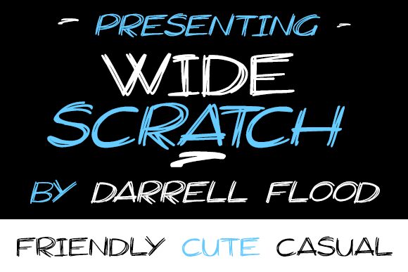 Widescratch Carattere
