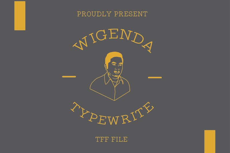 WigendaTypewrite Schriftart