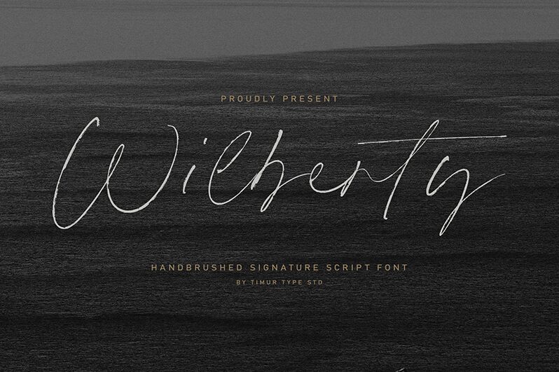 Wilberty Schriftart