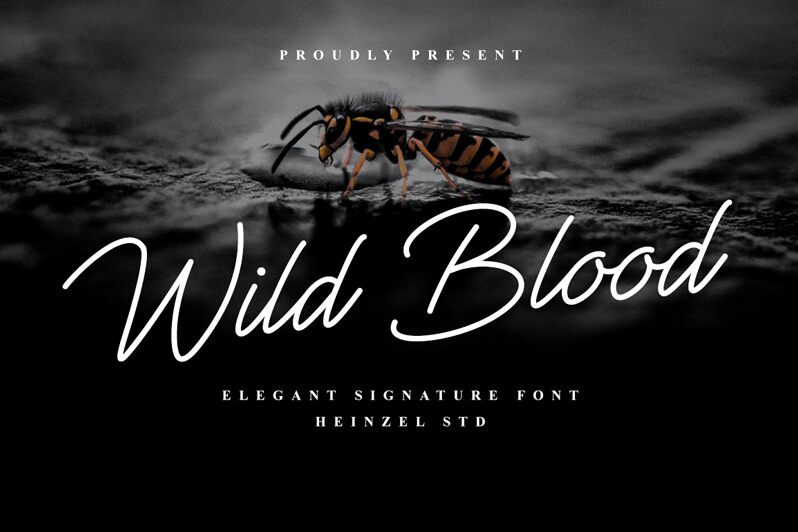 Wild Blood Schriftart