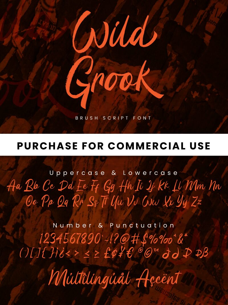 Wild Grook Czcionka